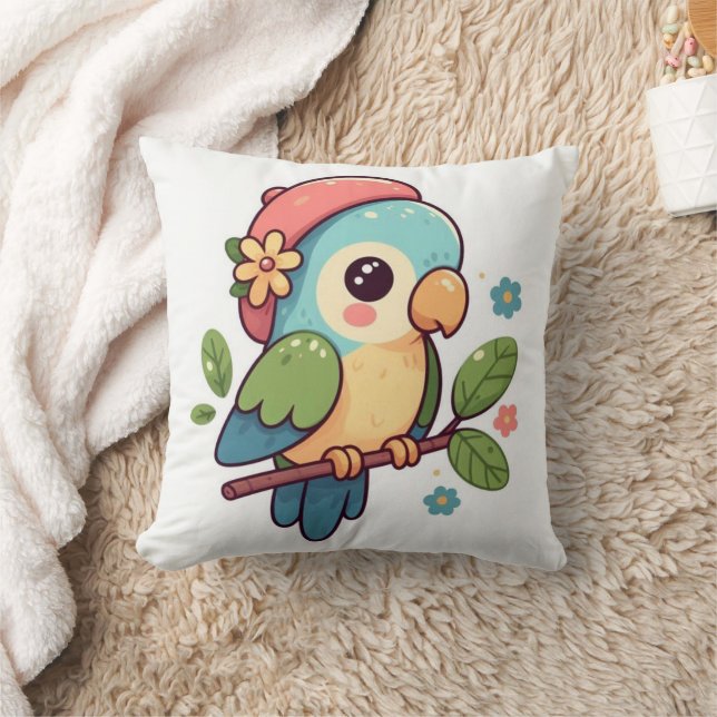 Papageienkissen Kissen (Decke)