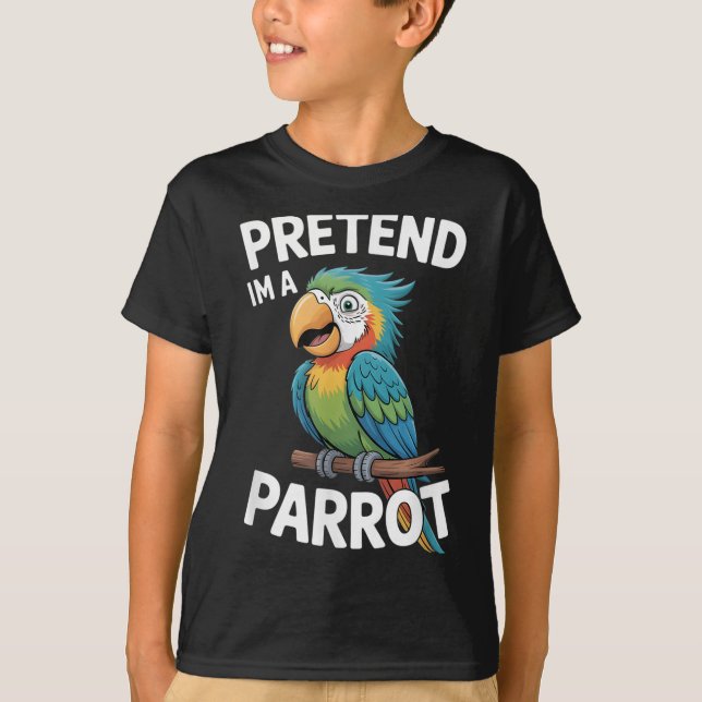 Papageienkostüm  T-Shirt (Vorderseite)