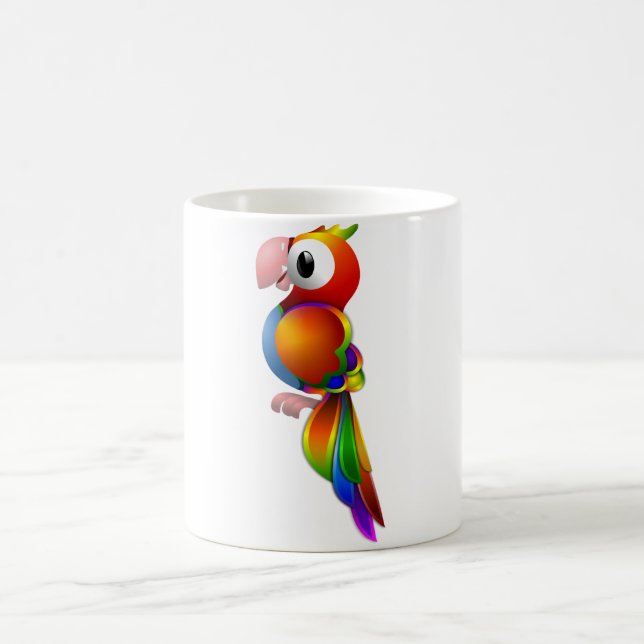 Papageientasse Kaffeetasse (Mittel)