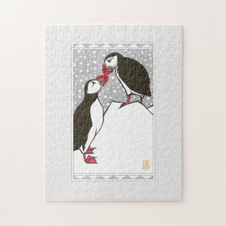 Papageientaucher-Grußkarte 28x35,5cm