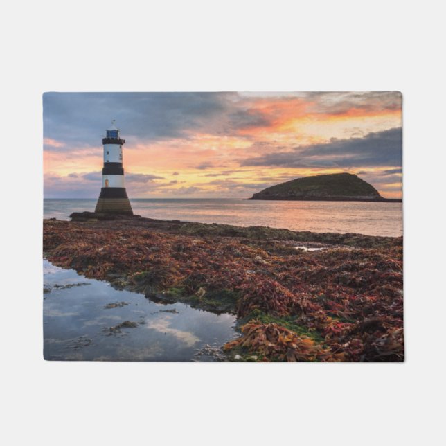 Papageientaucher-Insel des Penmon Fußmatte (Vorderseite)