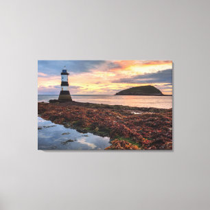 Papageientaucher-Insel des Penmon Leinwanddruck