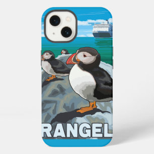 Papageientaucher & Kreuzfahrtschiff - Wrangell, Al iPhone Hülle