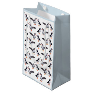 Papageientaucher-Raserei-Geschenk-Tasche Kleine Geschenktüte