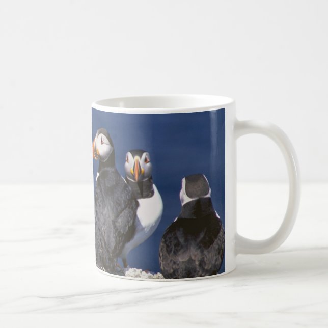 Papageientaucher-tastic Kaffeetasse (Rechts)