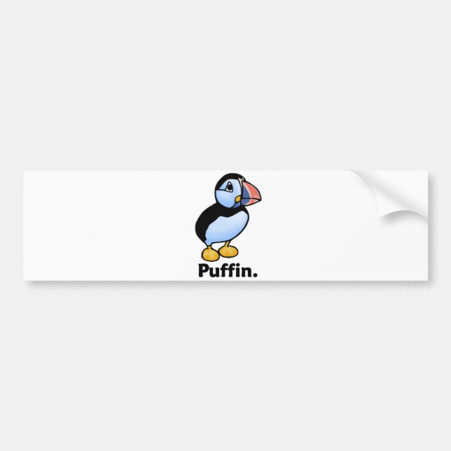 PapageientaucherPuffin. Autoaufkleber (Vorne)