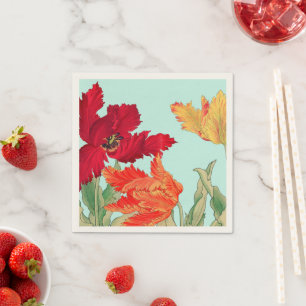 Papageientuppe Serviette