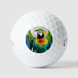 Papageienvogel Golfball