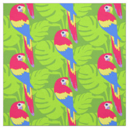 Papageienvogelkunst mit lila Stoff