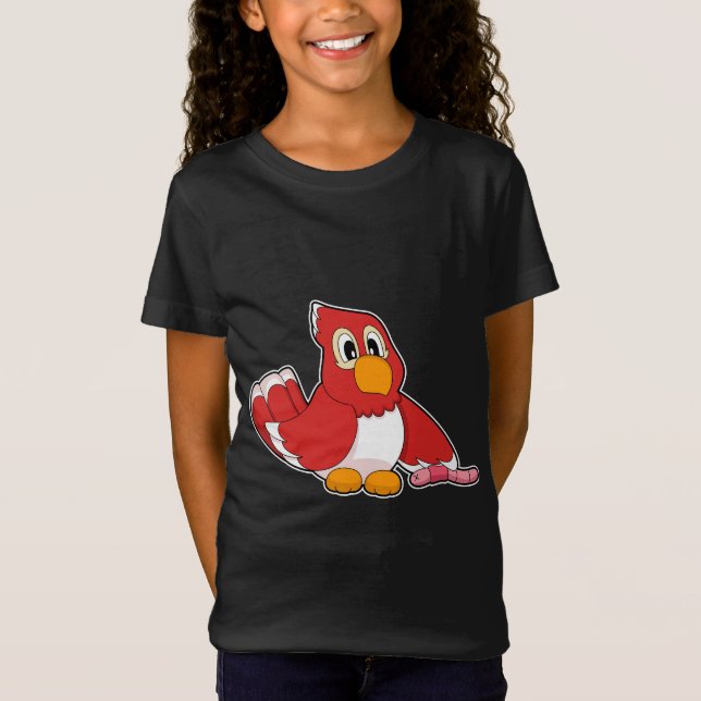 Papageienwurm T-Shirt (Vorderseite)