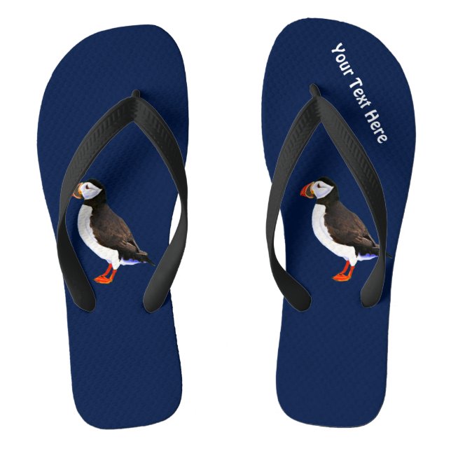 Papageitaucher Flip Flops (Fußbett)