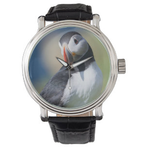 Papageitaucher (Fratercula Arctica) auf Klippe 2 Armbanduhr