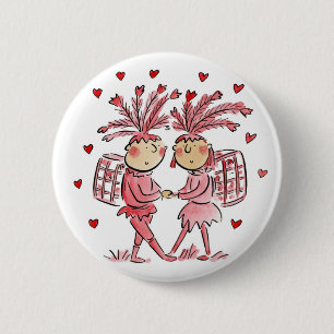 Papageno und Papagena Button