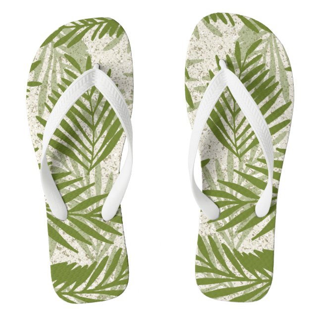 Papakolea Sandy Beach Palms Flip Flops (Fußbett)