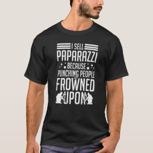 Paparazzi-Fotos Fotograf-Kamera Fotografie T-Shirt