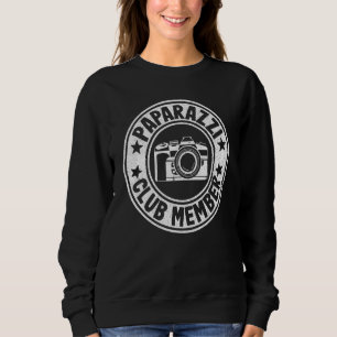 Paparazzi-Klubmitglied Fotograf Kamera Fotografie Sweatshirt