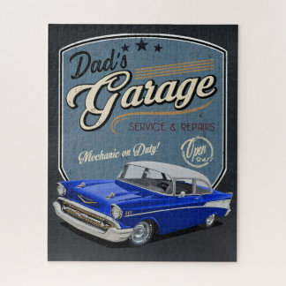 Papa's 1957 Garage Jigsaw Puzzle