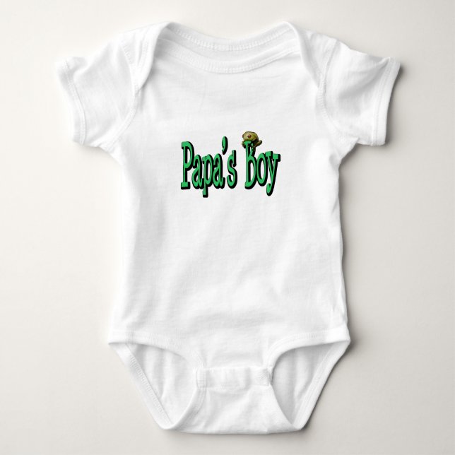 Papa's Boy Baby Strampler (Vorderseite)
