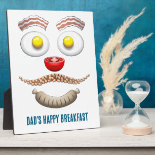PAPAS GLÜCKLICHES FRÜHSTÜCK FOTOPLATTE