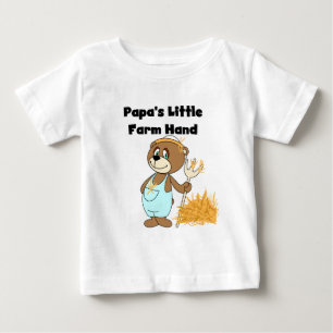 Papas kleine Farmhandgeschenke und -geschenke Baby T-shirt