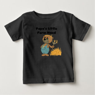 Papas kleine Farmhandgeschenke und -geschenke Baby T-shirt