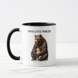 Papas kleine Prinzessin Nordic Bär Coffee Mug Tasse