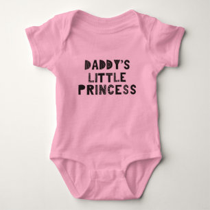 PAPA'S KLEINE PRINZESSIN   ROSA   KLUGES SPRICHWOR BABY STRAMPLER
