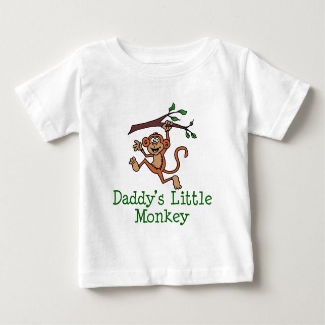 Papa's Kleiner Affe Baby T-shirt (Vorderseite)