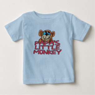 Papas kleiner Affe Baby T-shirt