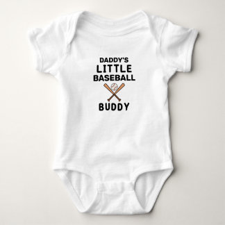 Papas kleiner Baseball-Kumpel Baby Strampler