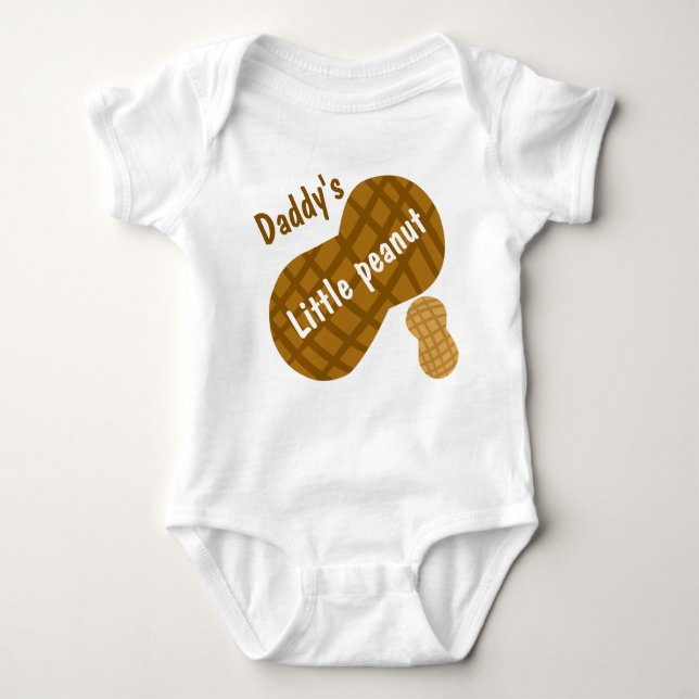 Papa's Kleiner Peanut Baby Bodysuit Strampler (Vorderseite)