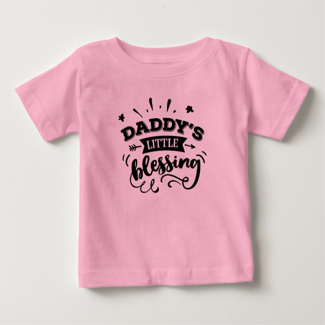 Papa's Kleiner Segen Baby T-shirt (Vorderseite)