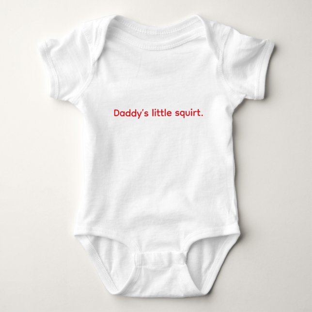 Papas kleiner Springinsfeld. Baby Strampler (Vorderseite)