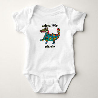 "Papas kleiner Wilder" Baby Strampler