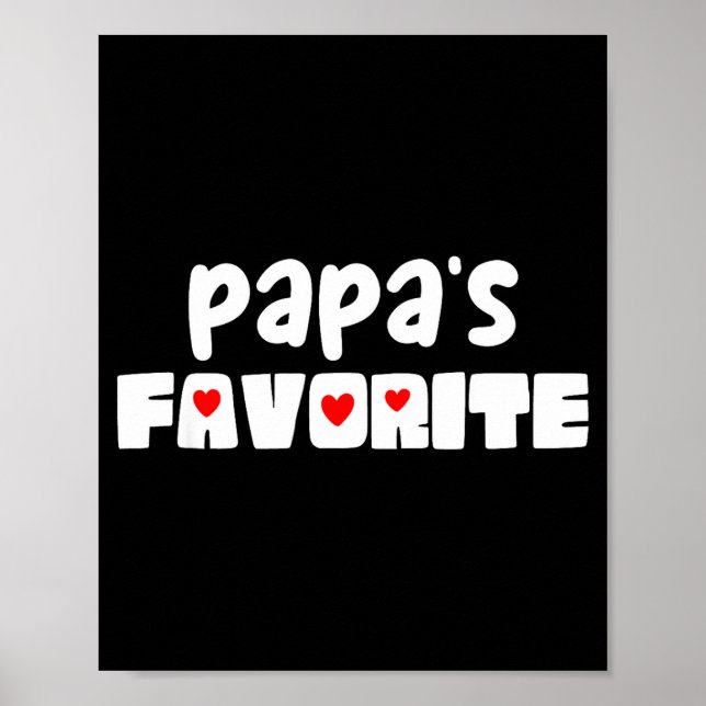 Papas Lieblingsenkelkind lustiger Muttertag  Poster (Vorne)