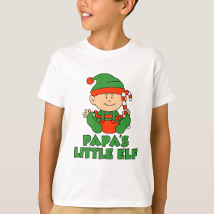 Papa's LIttle Elf Niedlicher Cartoon T-Shirt