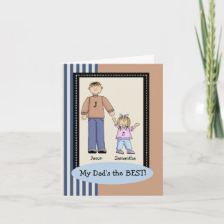 Papa's Little Girl Vatertag Card Karte