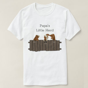 Papas Little Goat Herde 3 Ziegen T-Shirt