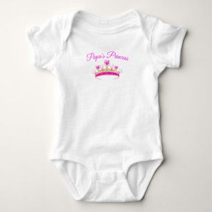 Papas Personalisierter Baby Bodysuit Princess Strampler