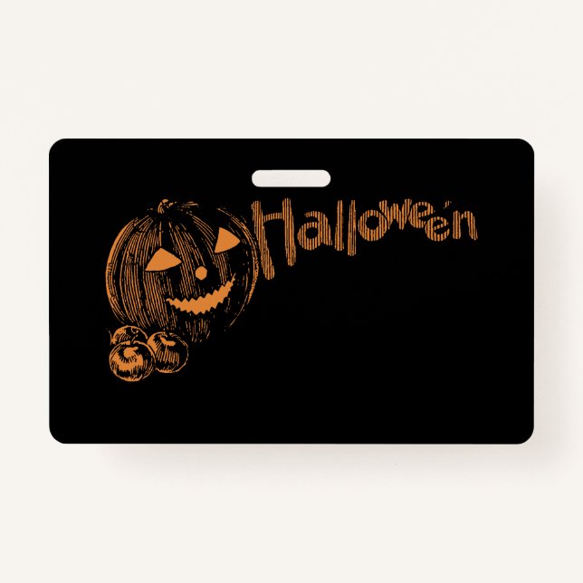 Papa's Posse of Halloween Kürbislaternen Ausweis (Vorderseite)