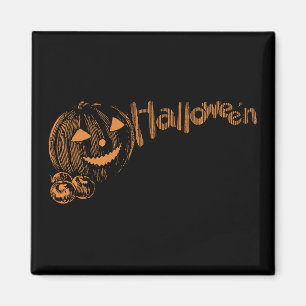 Papa's Posse of Halloween Kürbislaternen Magnet