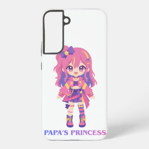 "PAPA'S PRINCESS" Kawaii Anime Handyhülle Samsung Galaxy Hülle
