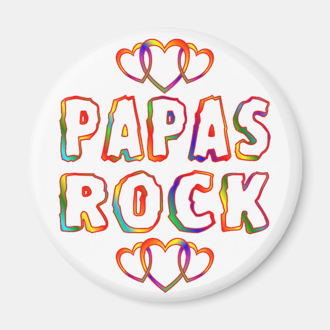 Papas Rock Magnet (Vorne)