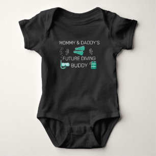 Papas zukünftiger Tauchpartner - Scuba Baby Strampler