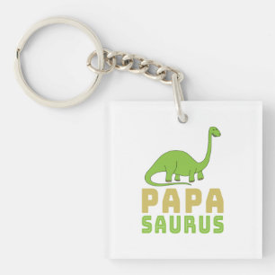 Papasaurus Dinosaurier Brontosaurus Vatertag Schlüsselanhänger