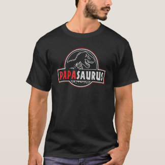 Papasaurus Rex Dinosaur Papa Saurus Familie Matchi T-Shirt