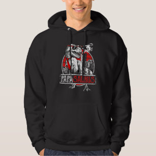 Papasaurus Rex Dinosaur Papa Saurus Family Hoodie