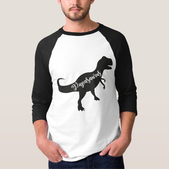 Papasaurus Rex Shirt (Vorderseite)