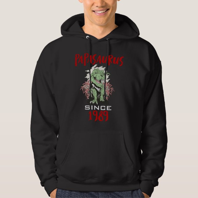 Papasaurus since 1989 hoodie (Vorderseite)