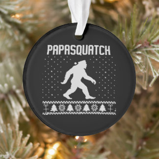 Papasquatch Bigfoot Noël Papa Noël Noël laid